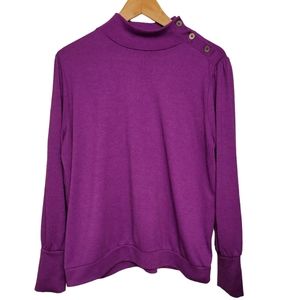 Purple knit Banana Republic sweater